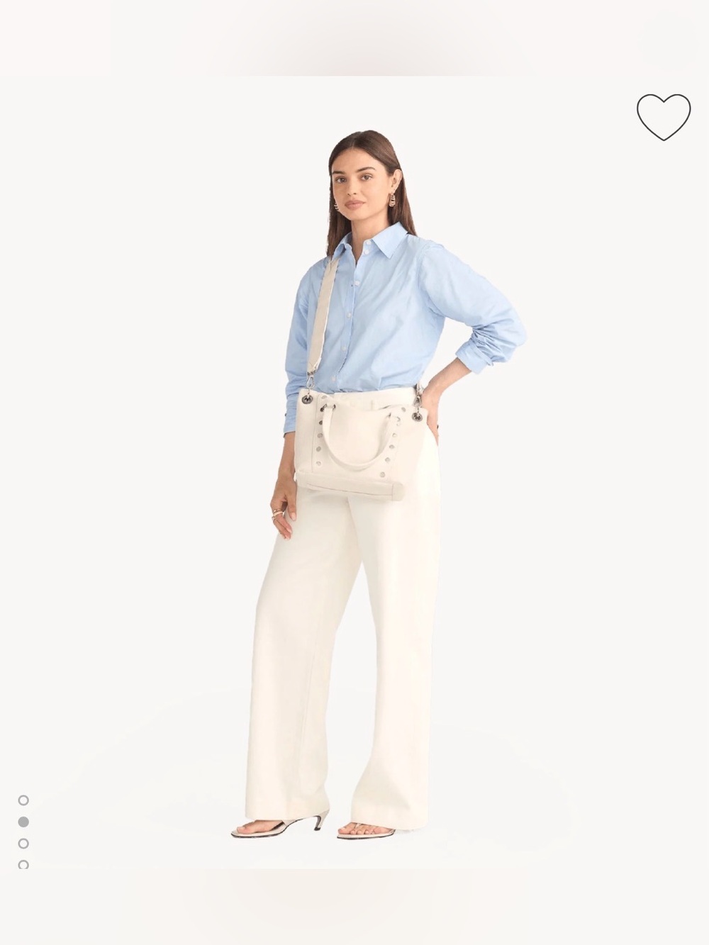 Hammitt Daniel Calla Bag. Lily White/Brushed Gold. - Picture 5 of 16